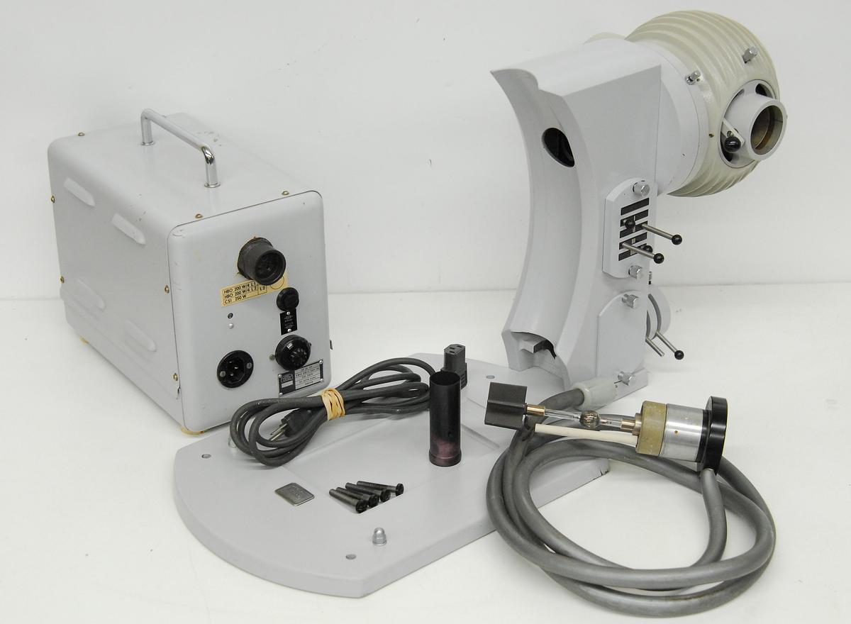Used Zeiss Universal 472017 Special Illuminator Base W/ 392634 Power Supply, HBO 200