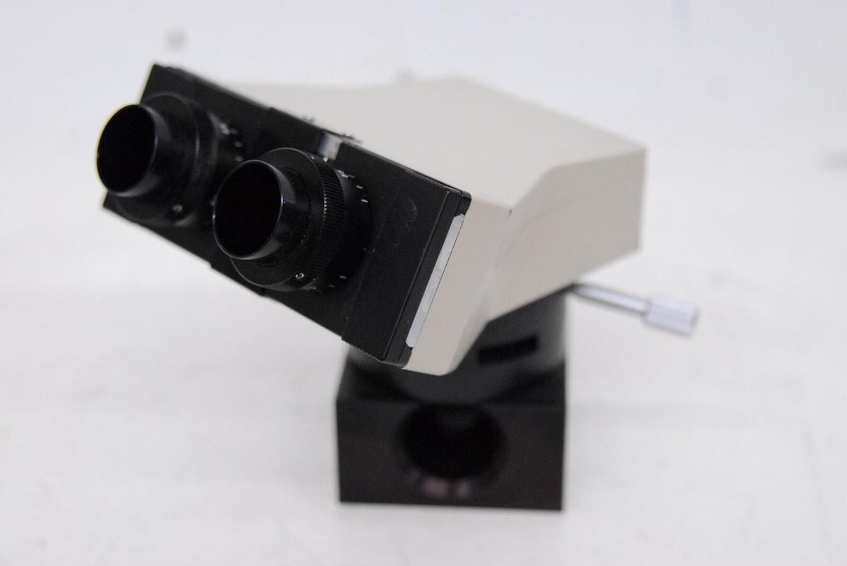 Used Olympus Binocular Microscope Head W/ Spectra-Tech 0047-172D IR-Plan Mount