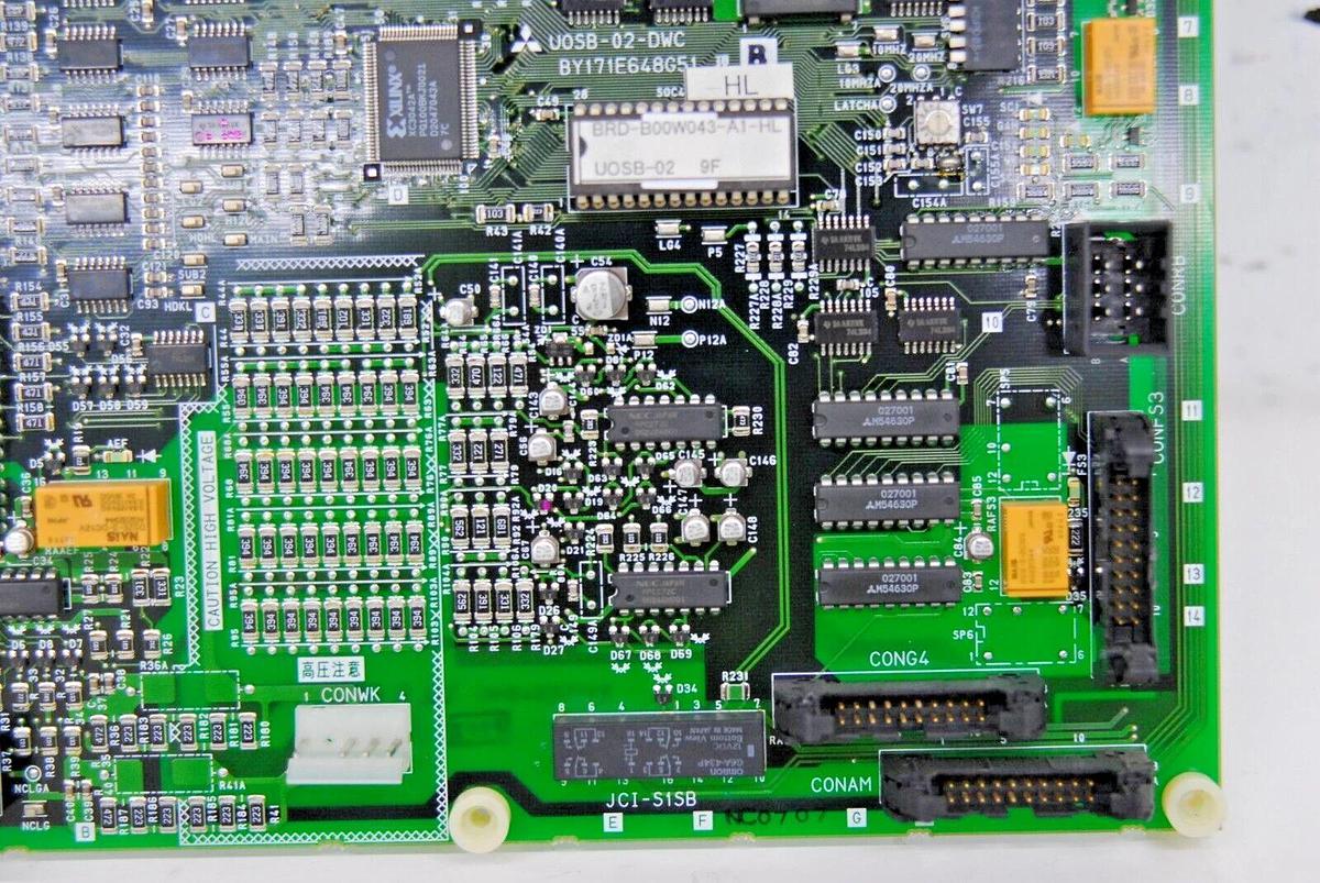 Used Mitsubishi UOSB-02-DWC BY171E648G51 Control Board (RA-90 Wire EDM)