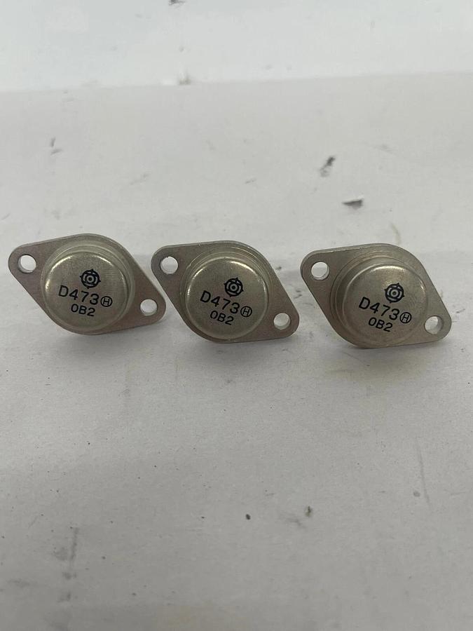 Used NPN Darlington D473 (H) OB2 Transistor - Lot of 3