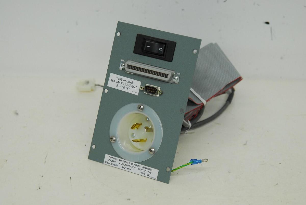 Used Becton Dickinson FACSCalibur Power/IO Assembly W/ Cables