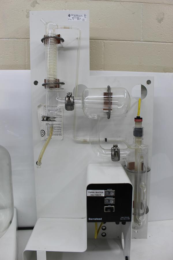 Used Thermo Scientific Barnstead MegaPure MP-3A A440367 Glass Still Water Purification System 240V w/ Collection System