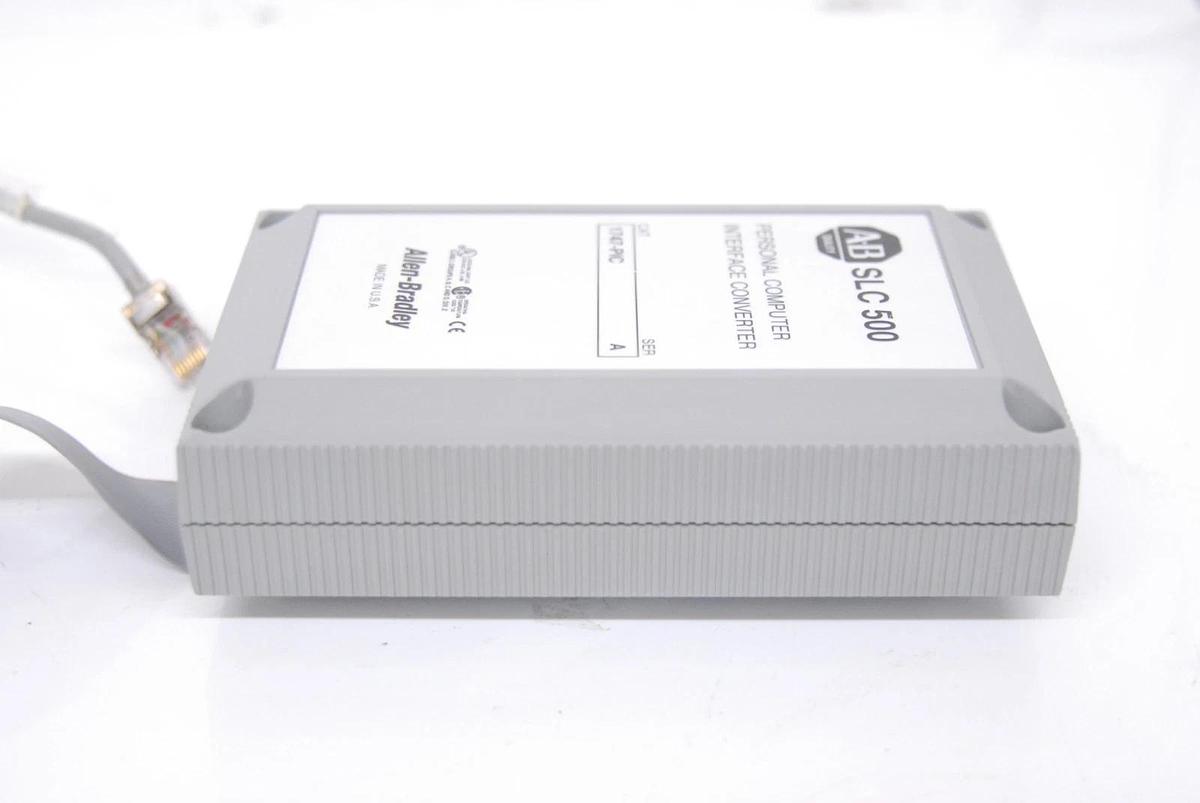 Used Allen-Bradley SLC 500 1747-PIC Personal Computer Interface Converter W/ 1747-C10