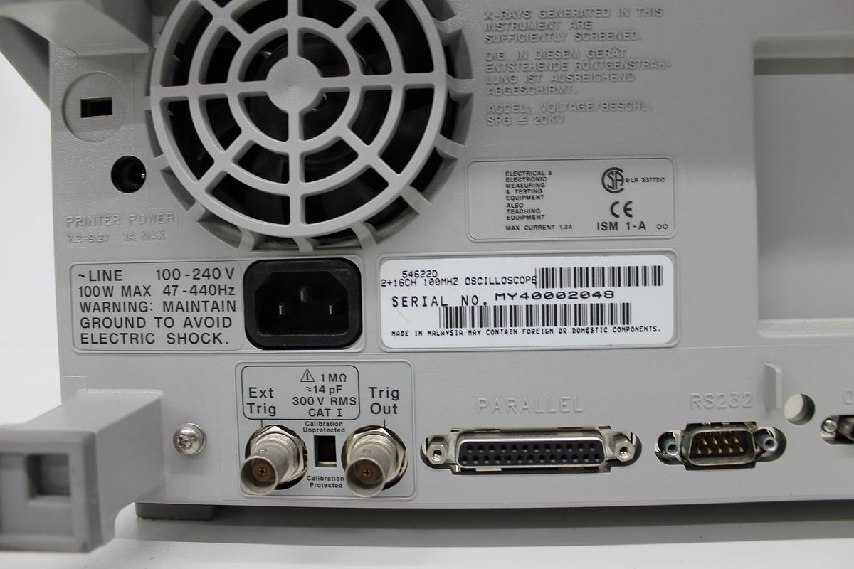 Used Agilent 54622D 100 MHz Mixed-Signal Oscilloscope - COMPLETE