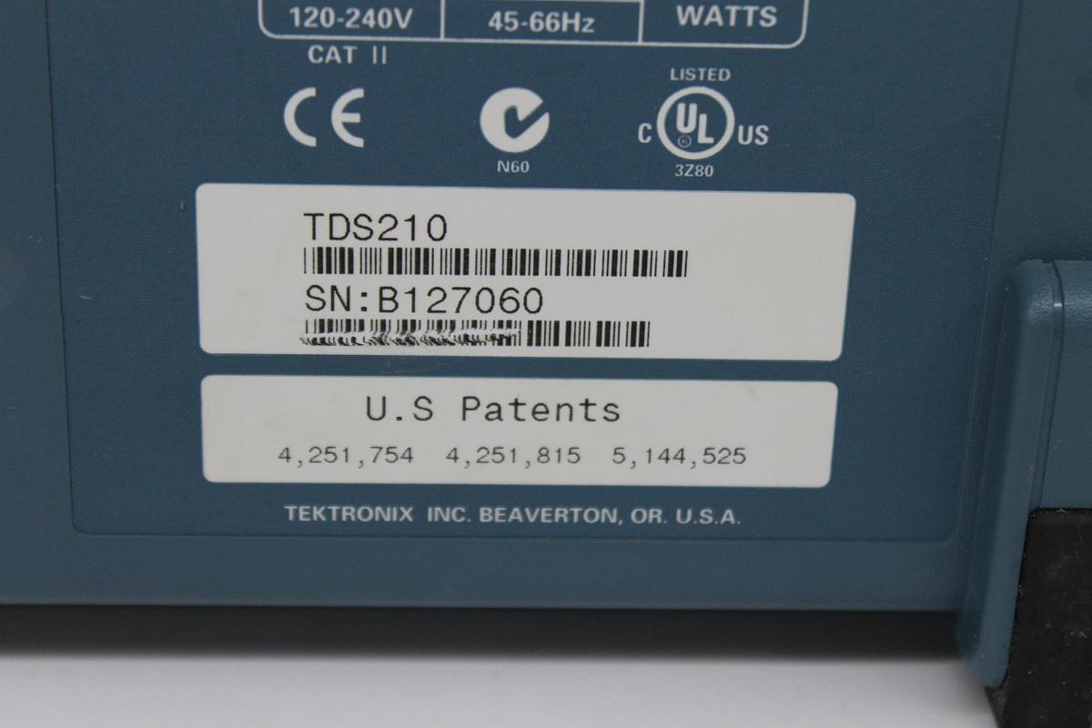 Used Tektronix TDS 210 60MHz Digital Oscilloscope TDS210