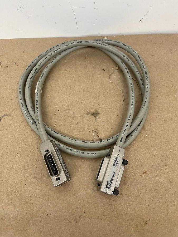 Used Dupont Berg Electronics 81190-020 double-shielded cable 2-meter GPIB interface