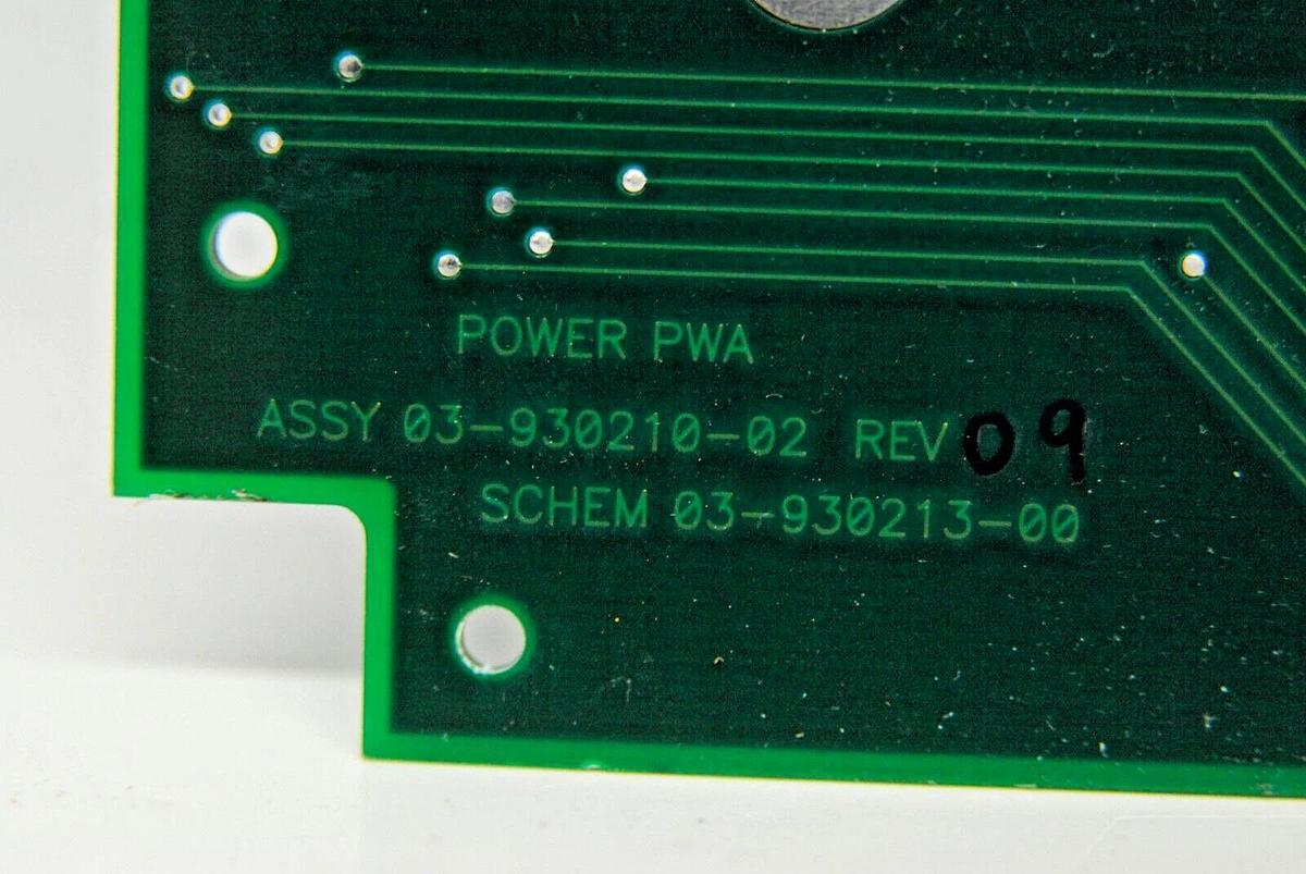 Used Varian 03-930210-02 POWER PWA Board (SATURN 2000)