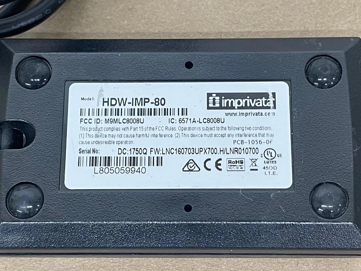 Used Imprivita HDW-IMP-80 USB RF IDeas Proximity Reader - TESTED