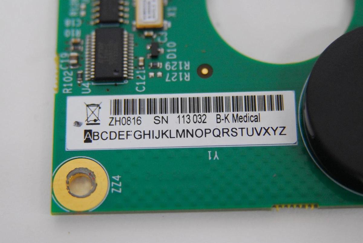 Used BK Medical ZH0816 XM0672 Ver 2 Keyboard Control Board - Flex Focus Ultrasound