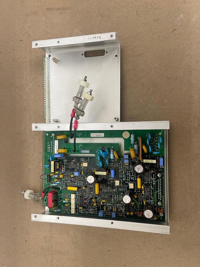 Used Perkin Elmer Sciex Detector HV Supply 015248-C W/ Mounting Plate