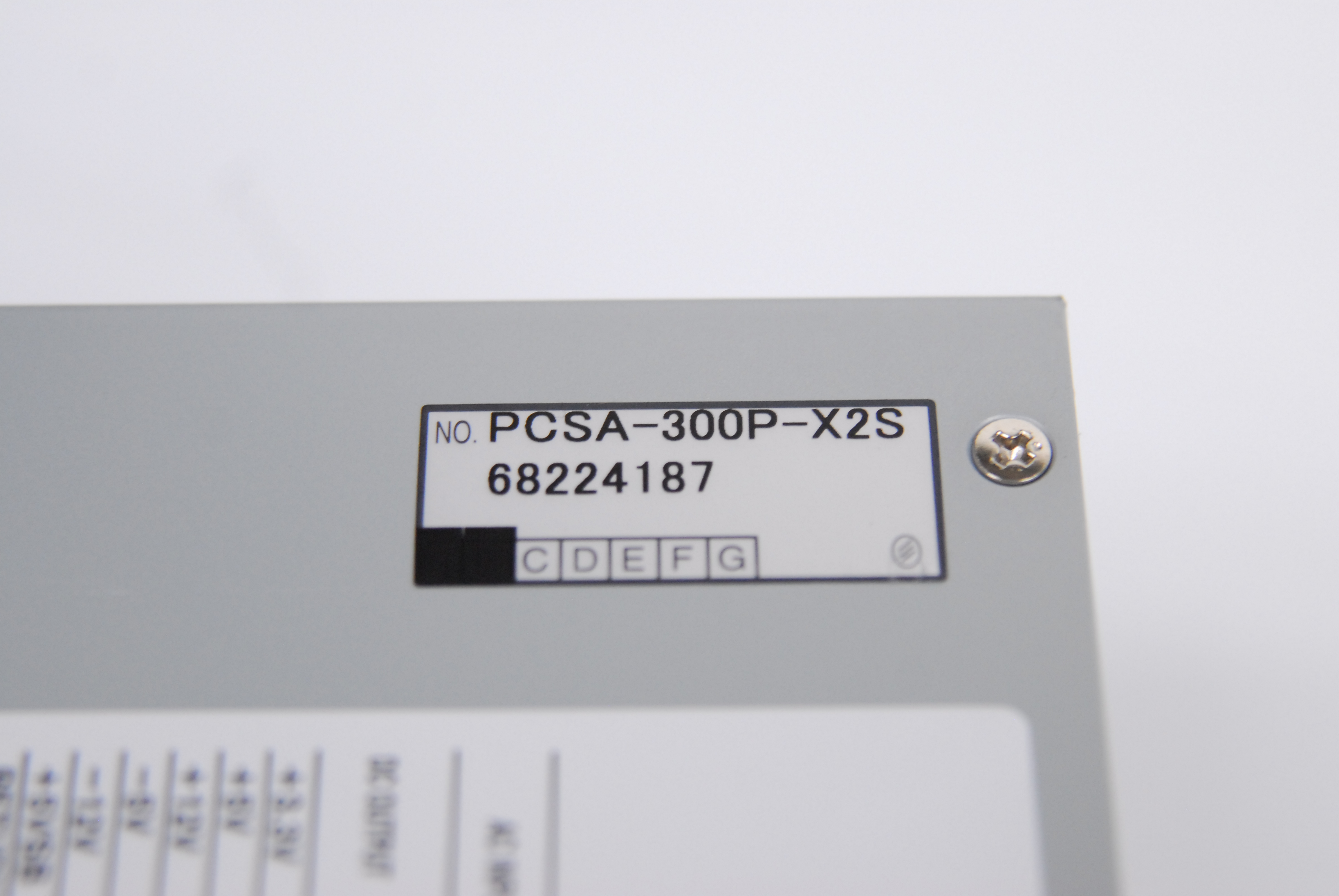 Used Nipron PCSA-300P-X2S 300W Industrial 20-Pin Power Supply - Nikon Eclipse C1