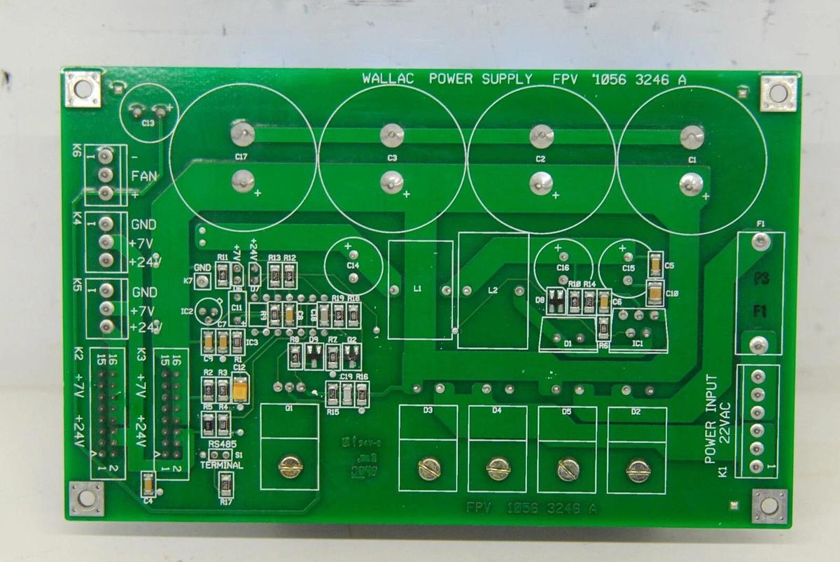 Used Wallac 1056 3246 A FPV Power Supply