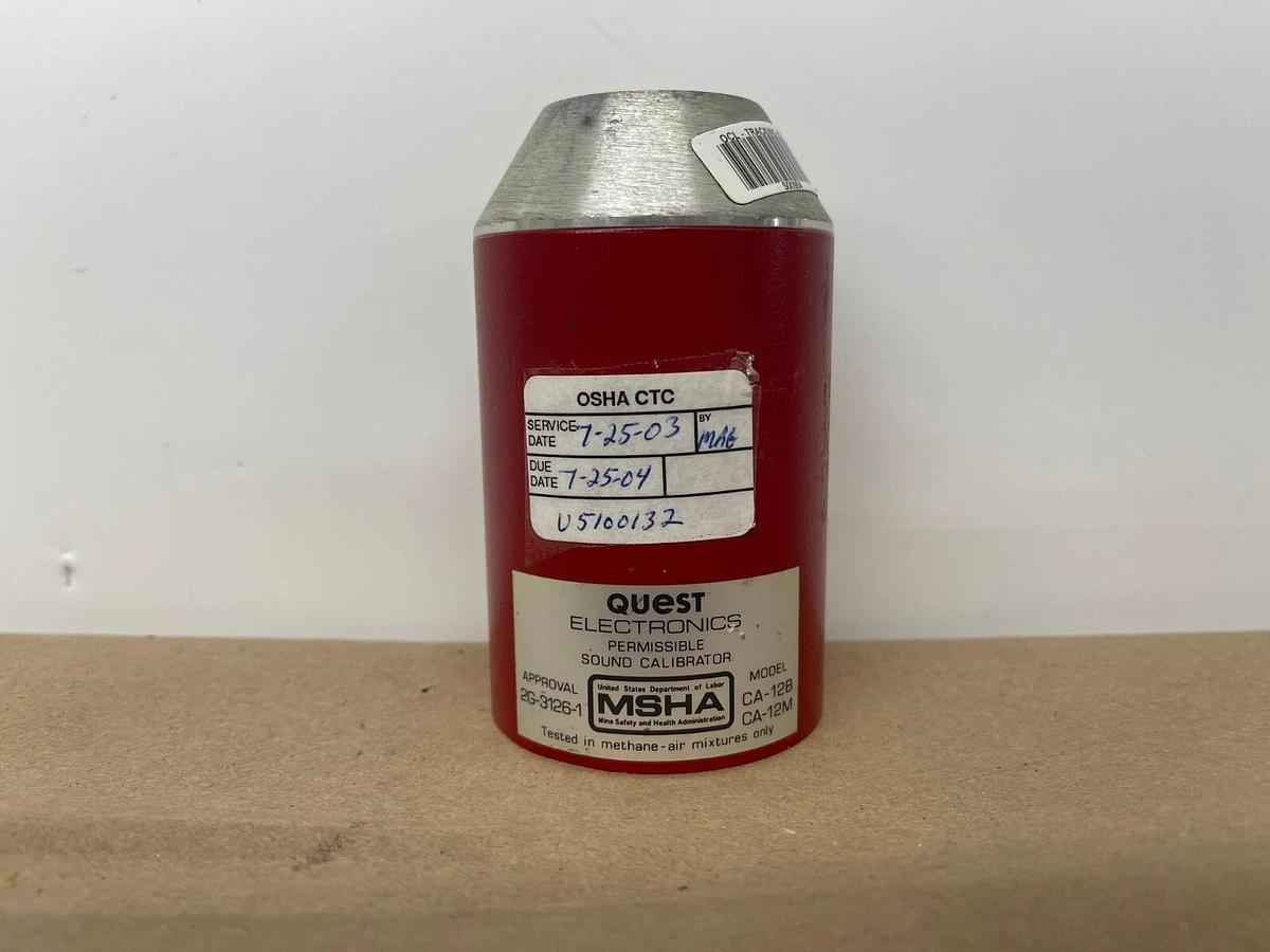 Used Quest CA-12B Permissible Sound Calibrator