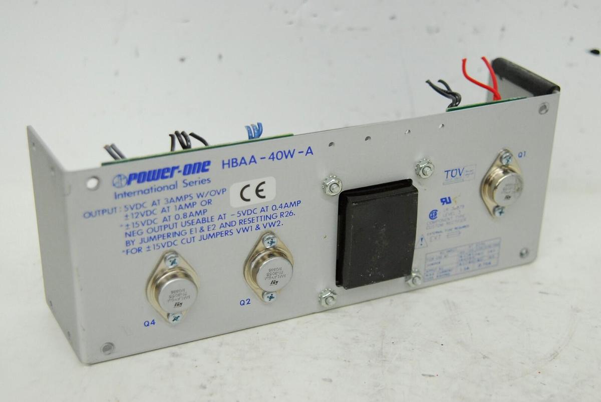 Used Power-One HBAA-40W-A Linear Power Supply 5VDC at 3 AMPS
