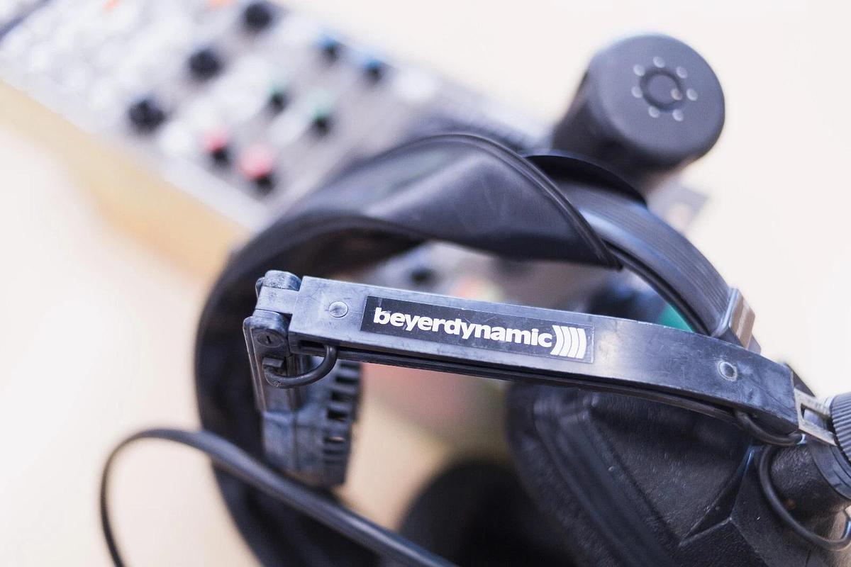 Used Ikegami HK-388W Camera Head Base with OCP 388 CCU and Beyerdynamic Headset