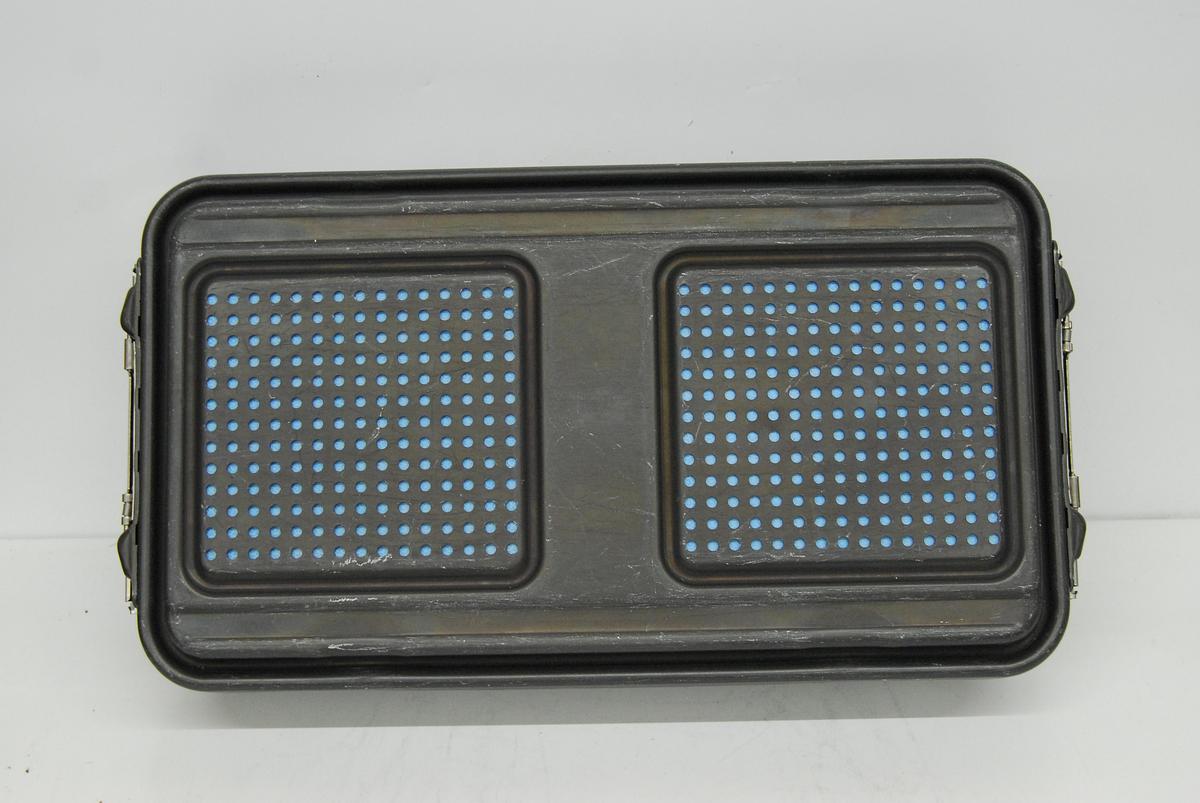 Used V Mueller Genesis Sterilization Box 12"x21"x4" / Filter Holders, Basket