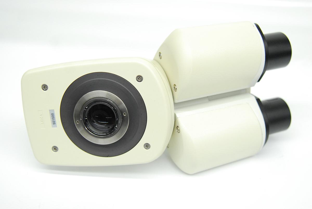 Used Leica 501500 Trinocular Microscope Head (DMLB)