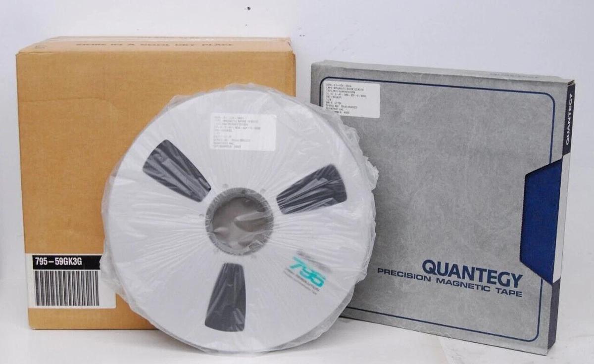 Used Box of 5 Quantegy 795 High Resolution Precision Magnetic Tapes 795-59GK3G - NEW