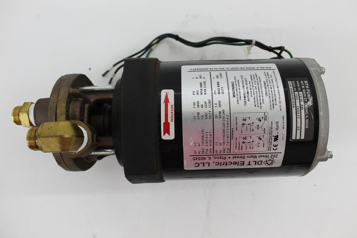 Used MTH Pumps Regenerative Turbine Pump T31E AB DLT Motor  1/2hp 3450 rpm DLC-5000-ODP-K