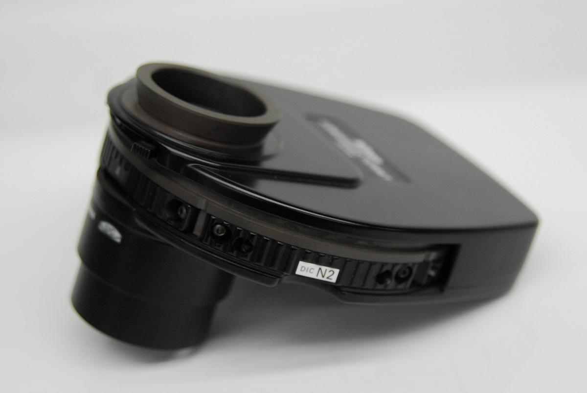 Used Nikon LWD 0.52 Microscope Condenser Turret W/ DIC N2 Prism