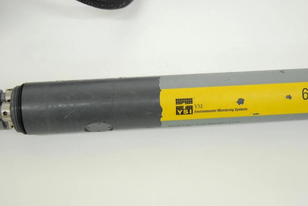 Used YSI 600XLM Multiparameter Water Quality Sonde W/ 006092-50-CE 6-Series 50f Cable