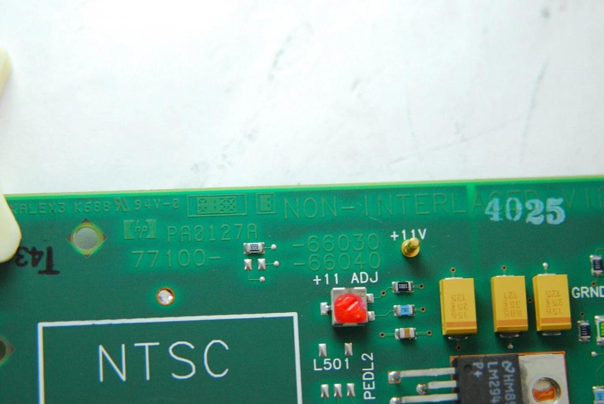 Used HP 77100-66030 Non-Interlaced Video IO Board (SONOS 5500)