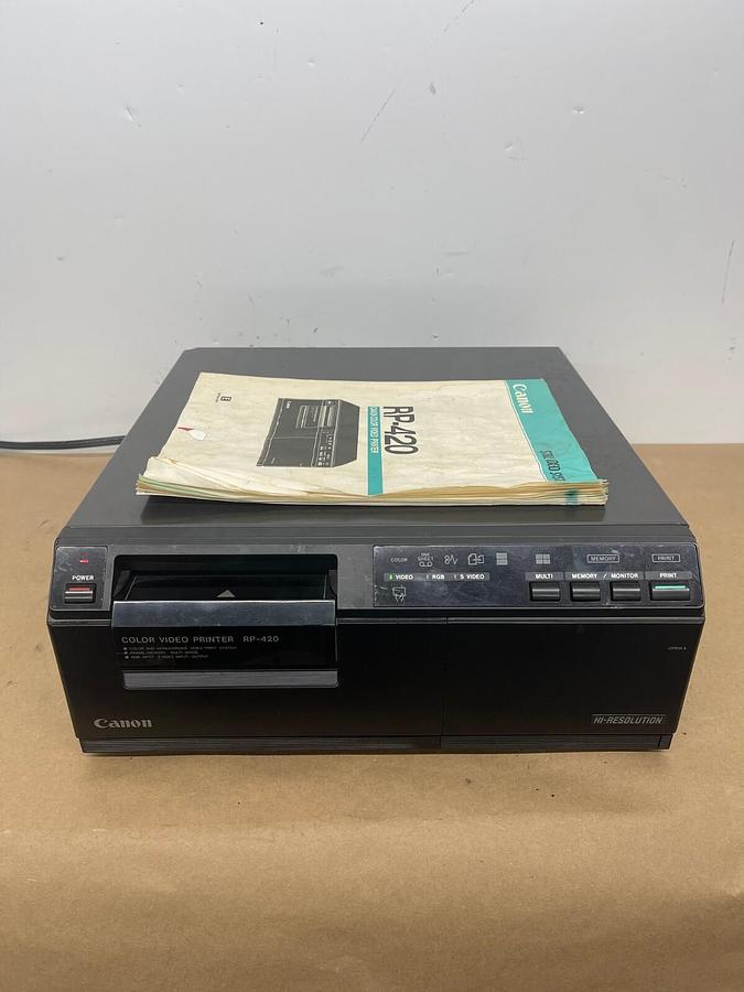 Used Vintage CANON RP-420 Color Video Printer