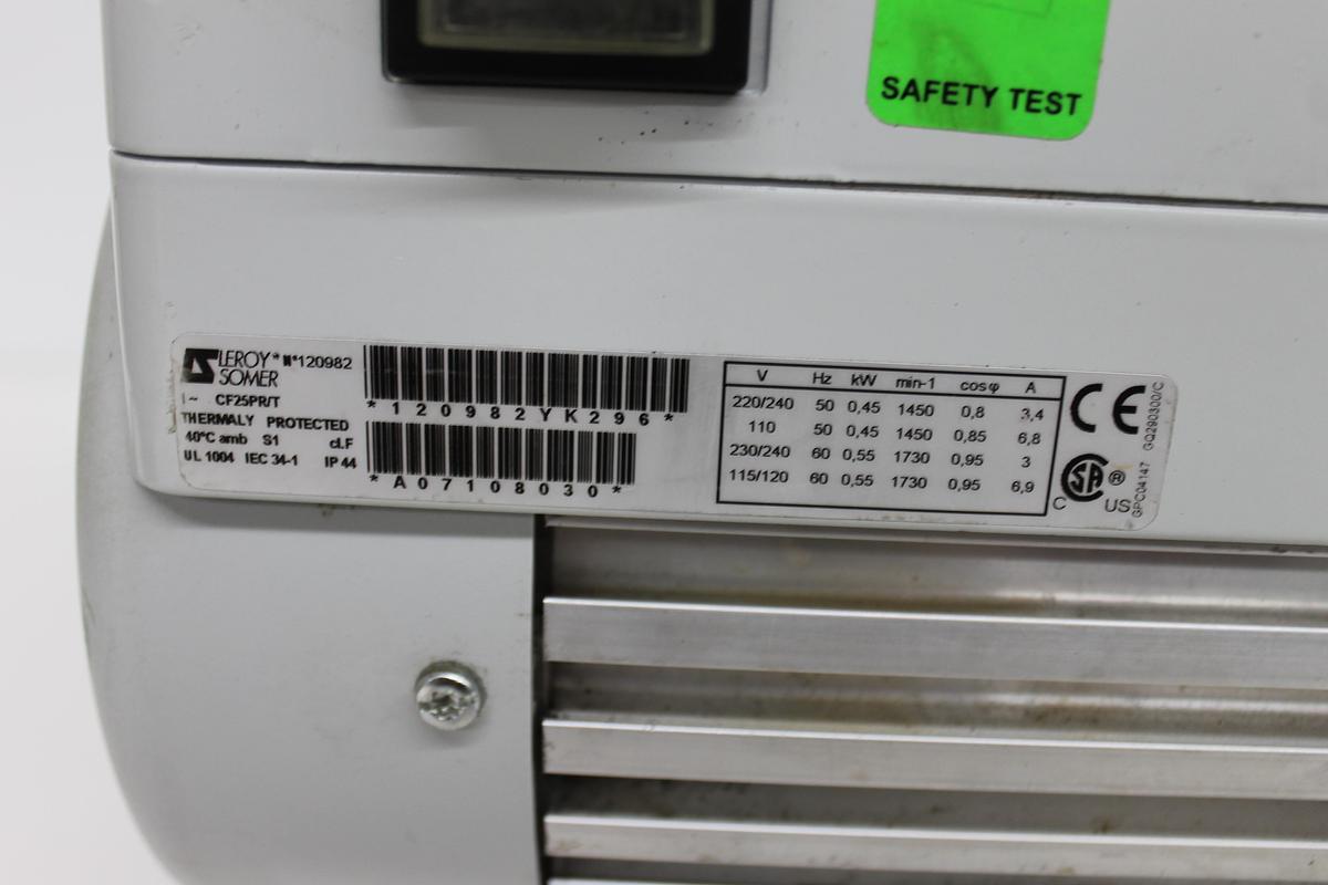 Used Edwards RV8 Vacuum Pump w/ EMF10 Oil Filter 