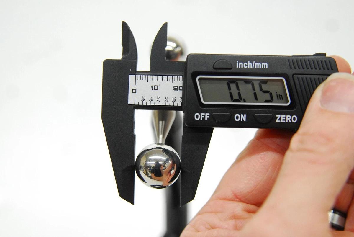 Used Renishaw Brown & Sharpe Hexagon CMM Probe Datum Calibration Standard .75008 in.