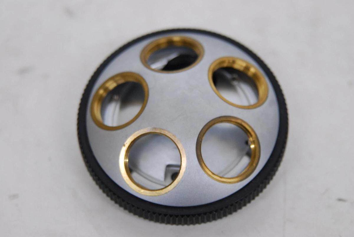 Used Olympus BH2-5RE Revolving 5-Slot Nose Piece Turret Quintuple  (BH-2, BHTU, BHS)