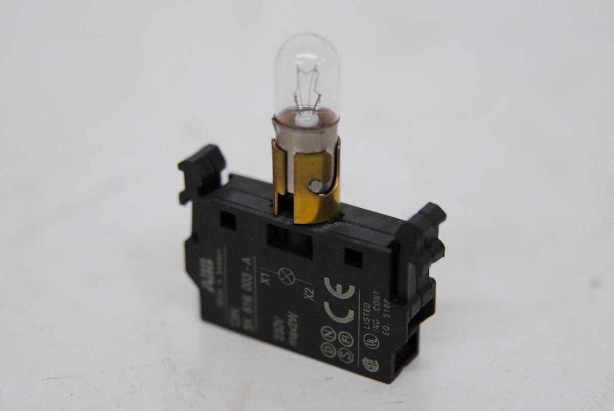 Used ABB CBK SK 616 003-A Lamp Block with Bulb