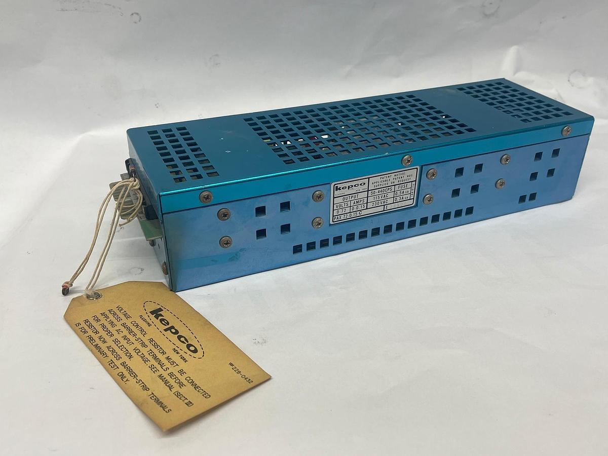 Used Kepco PAX 72-0.15c Power Supply