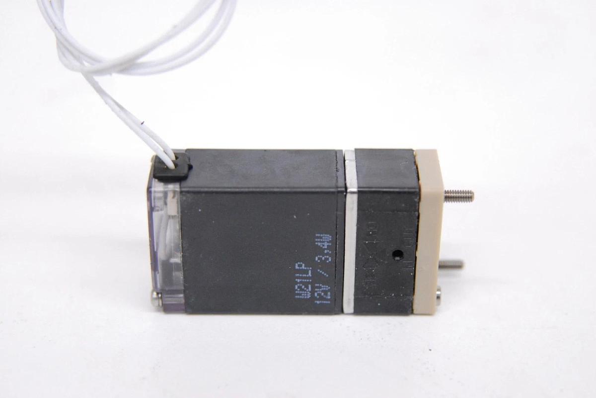 Used Burkert 6606 Direct-Acting Rocker Solenoid Valve (12 VDC, 3.4 W, 87 PSIG)