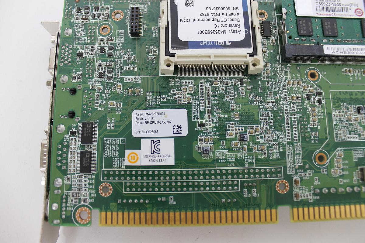 Used Advantech PCA-6782N Motherboard w/ Cables