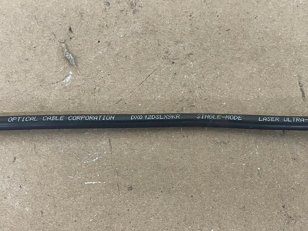 Used Optical Cable Corporation Laser Ultra-Fox G.652.D Single-Mode DX012DSLX9KR