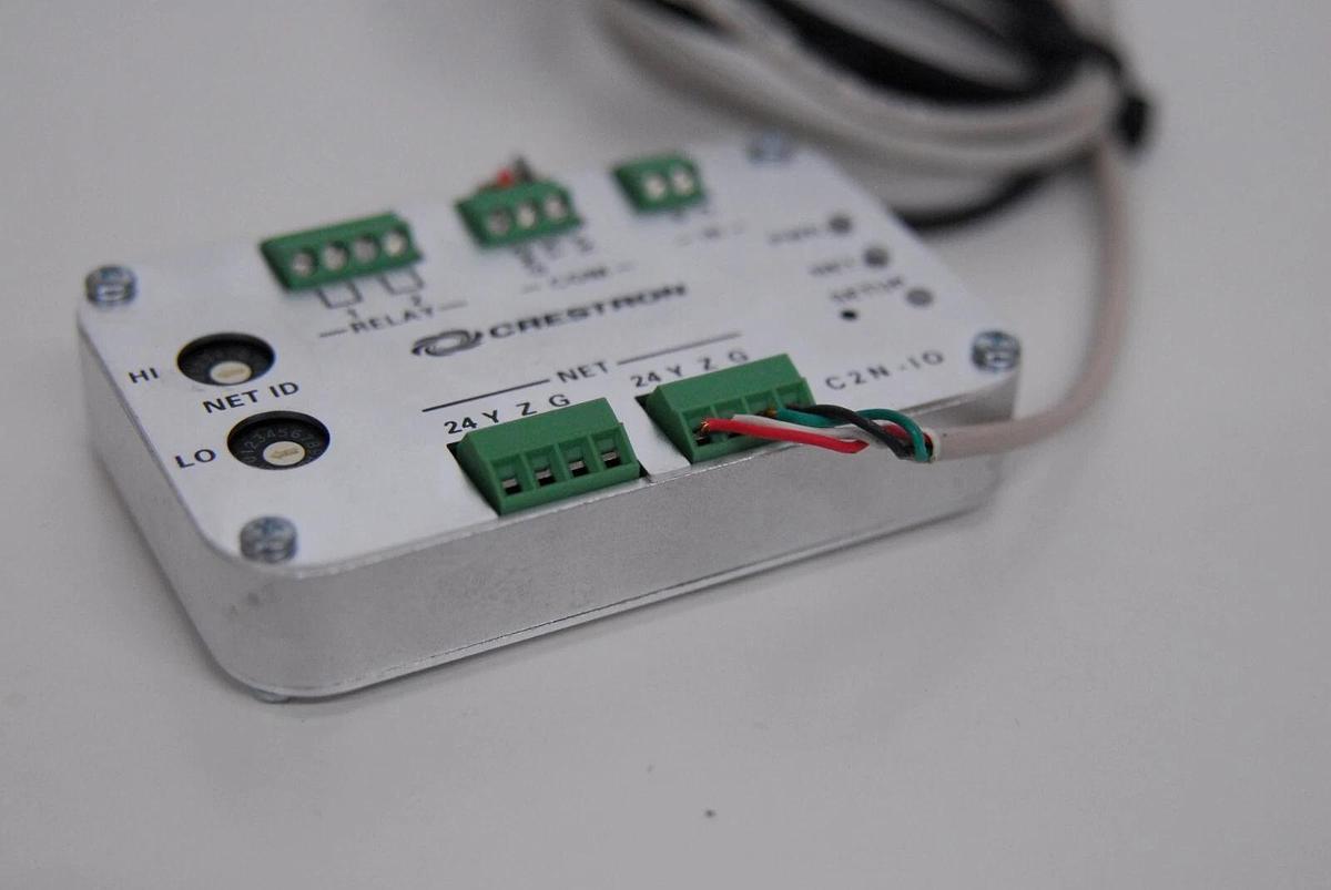 Used Crestron C2N-IO Control Port Expansion Module W/ attached Cables
