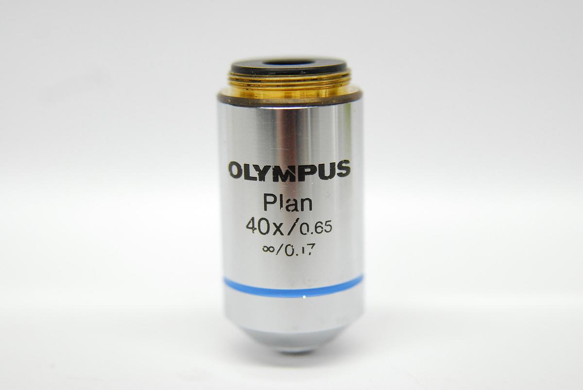 Used Olympus Plan 40x/0.65 ∞/0.17 Infinity Plan Achromatic Microscope Objective