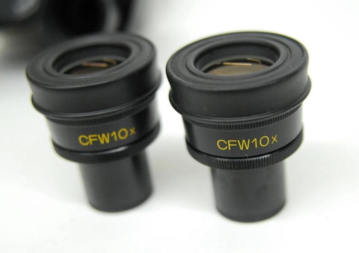 Used Nikon F Trinocular Microscope Head W/ CFW10x Eyepieces -  Labo/Opti/Alpha