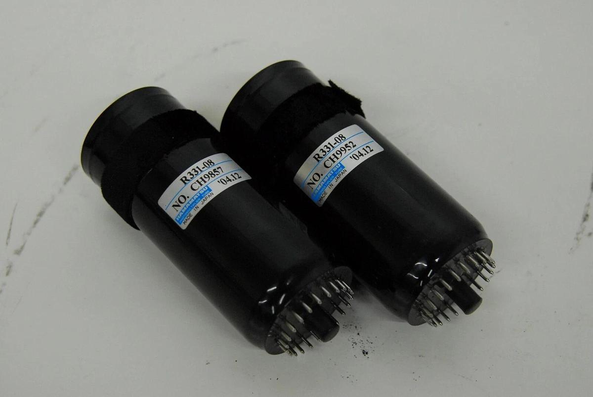 Used Hamamatsu R331-08 Photomultiplier Tubes - Lot of 2