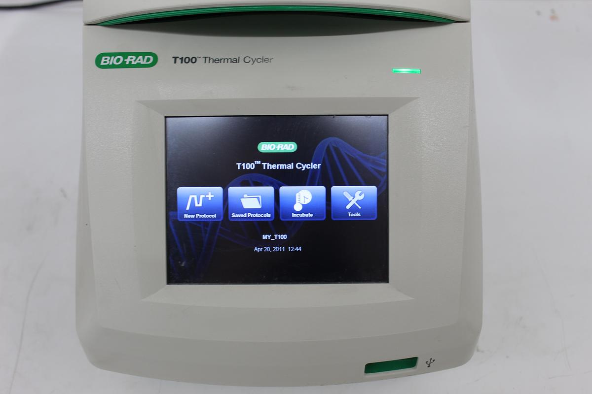 Used Bio-Rad T100 186-1096 96-Well PCR Thermal Cycler Touchscreen