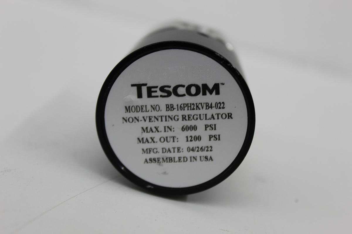 Used TESCOM BB-16PH2KVB4-022 High Pressure Non-Venting Regulator