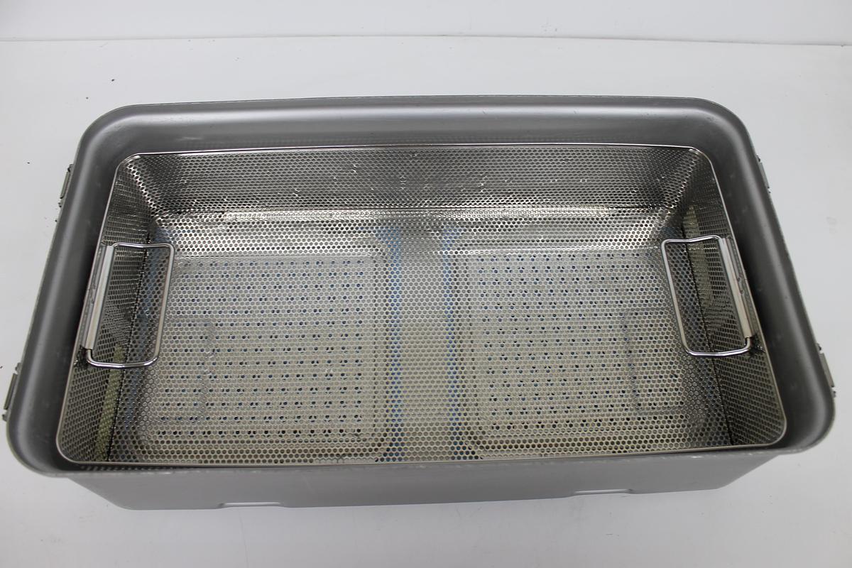 Used V Mueller Genesis Sterilization Box 12"x21"x6" / Filter Holders, Basket