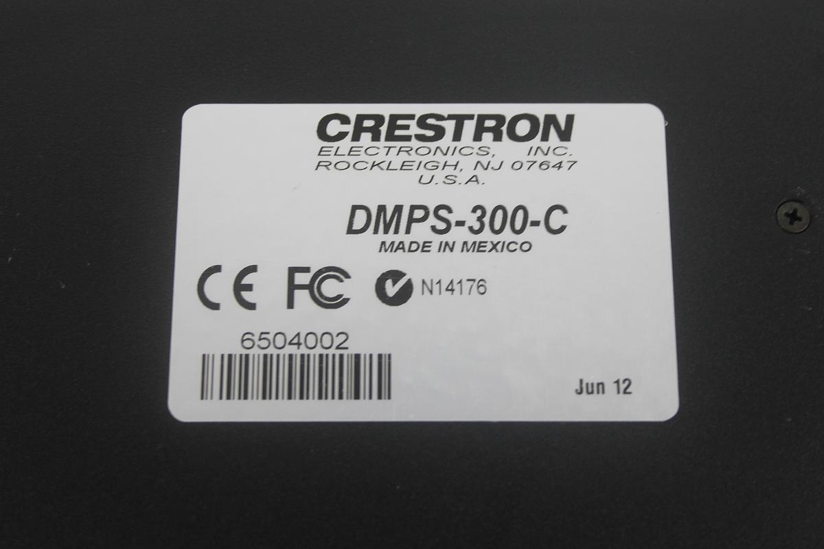 Used Crestron DMPS-300-C Professional Media System