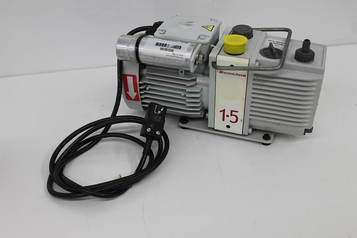 Used Edwards E2M1.5 Rotary Vane Dual Stage Vacuum Pump