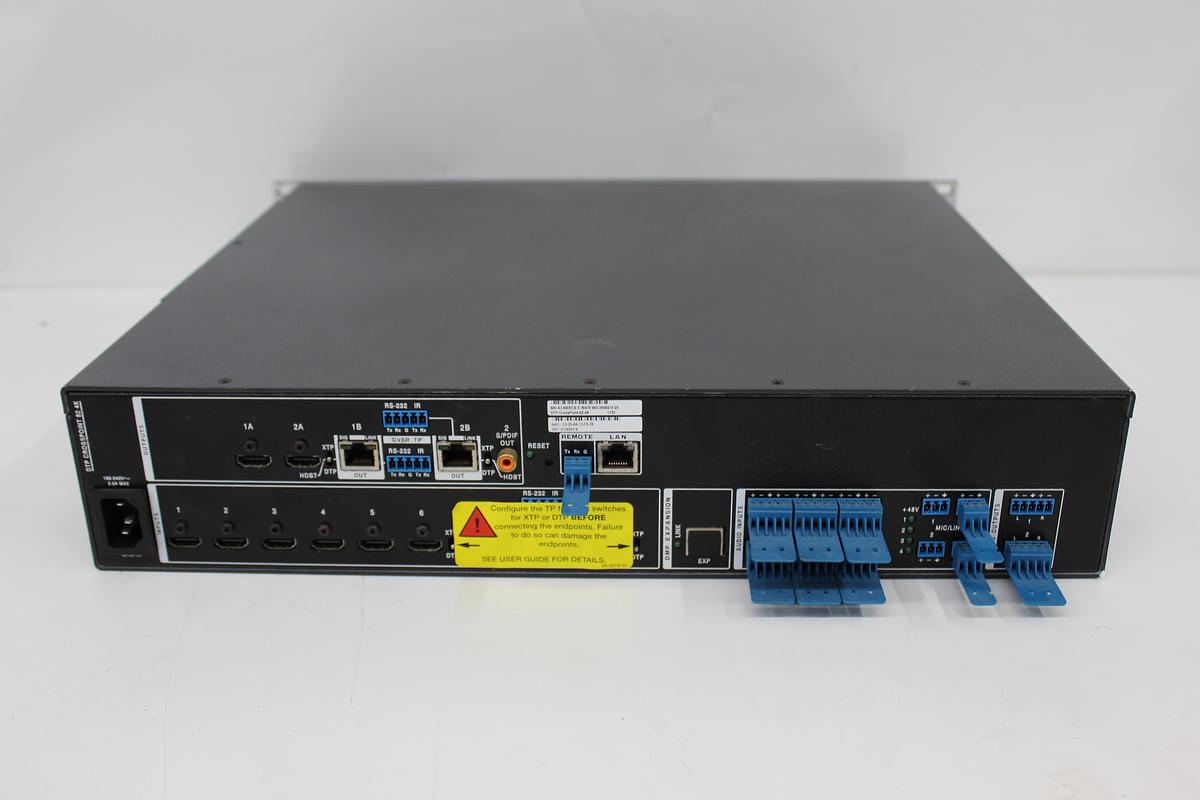Used Extron DTP CrossPoint 4K Series 82 1735 Presentation Matrix Switcher