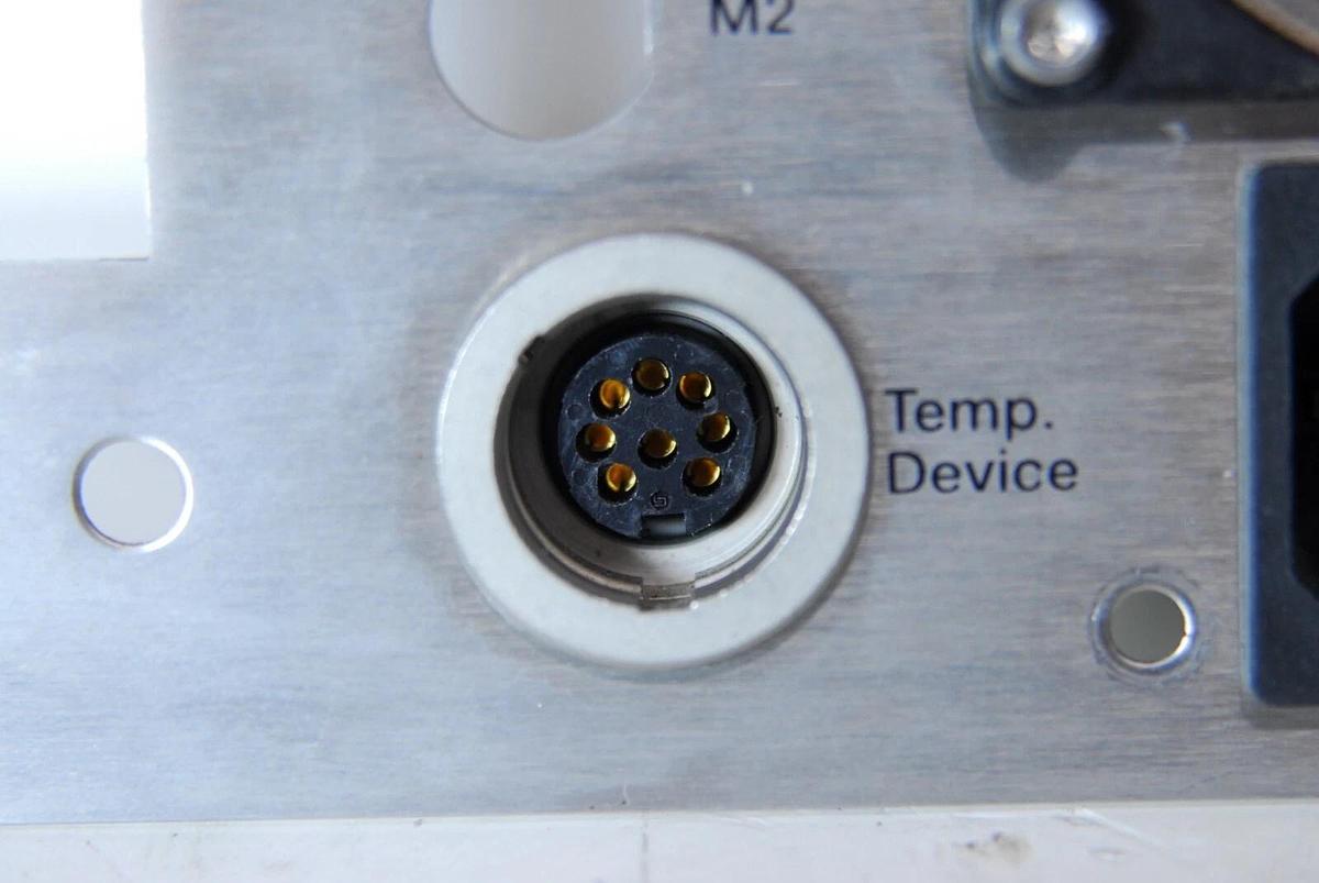 Used Anton Paar MCR 501 I/O Shield W/ Power/Temp Device Plugs, Papst 8412 NGMV Fan