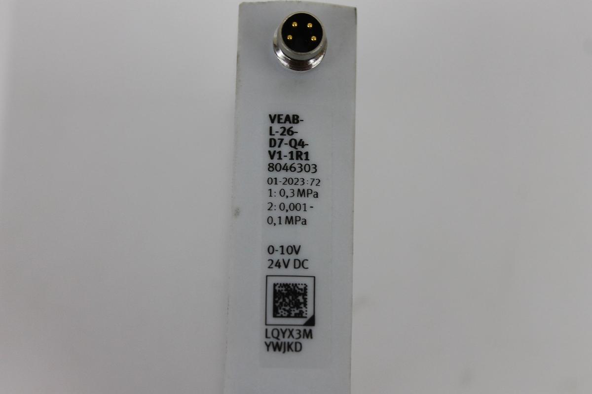 Used Festo VEAB-L-26-D7-Q4-V1-1R1 Proportional pressure control valve