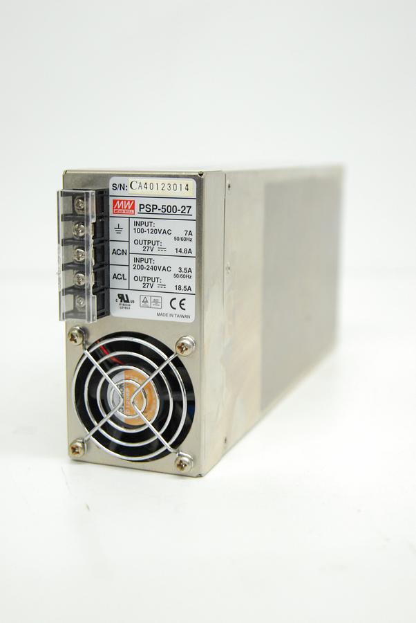 Used Mean Well PSP-500-27 500W 27V 14.8A Power Supply