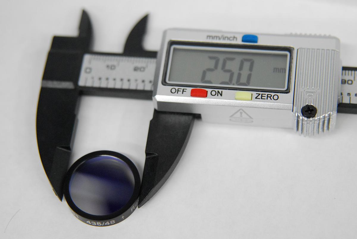 Used DeltaVision 34-100613-001 435/48 25mm DAPI Fluorescence Filter