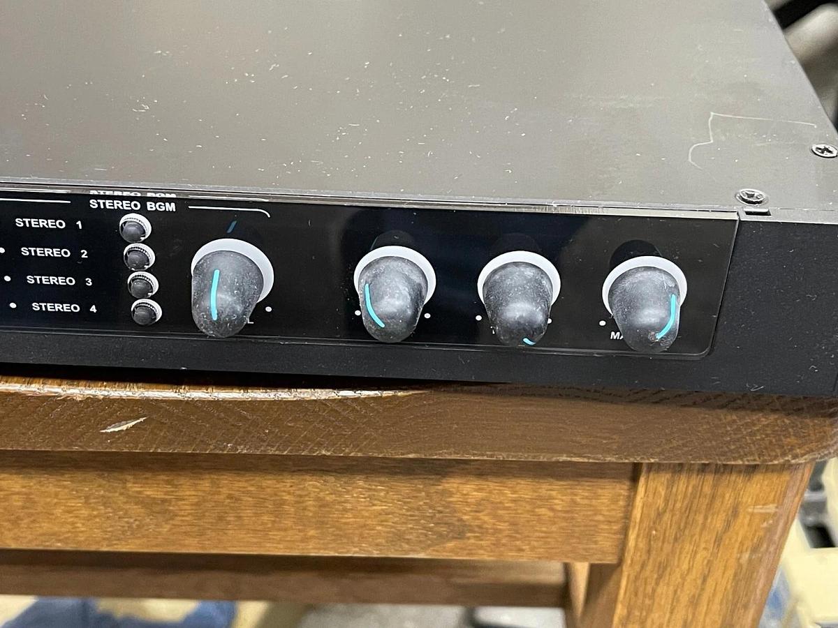 Used Australian Monitor AMD100 4 Channel Public Address Mixer Amplifier